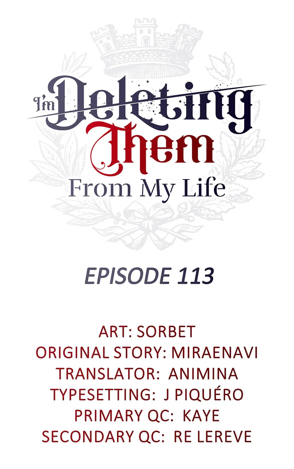 I'm Deleting Them From My Life Chapter 113 page 1 - 