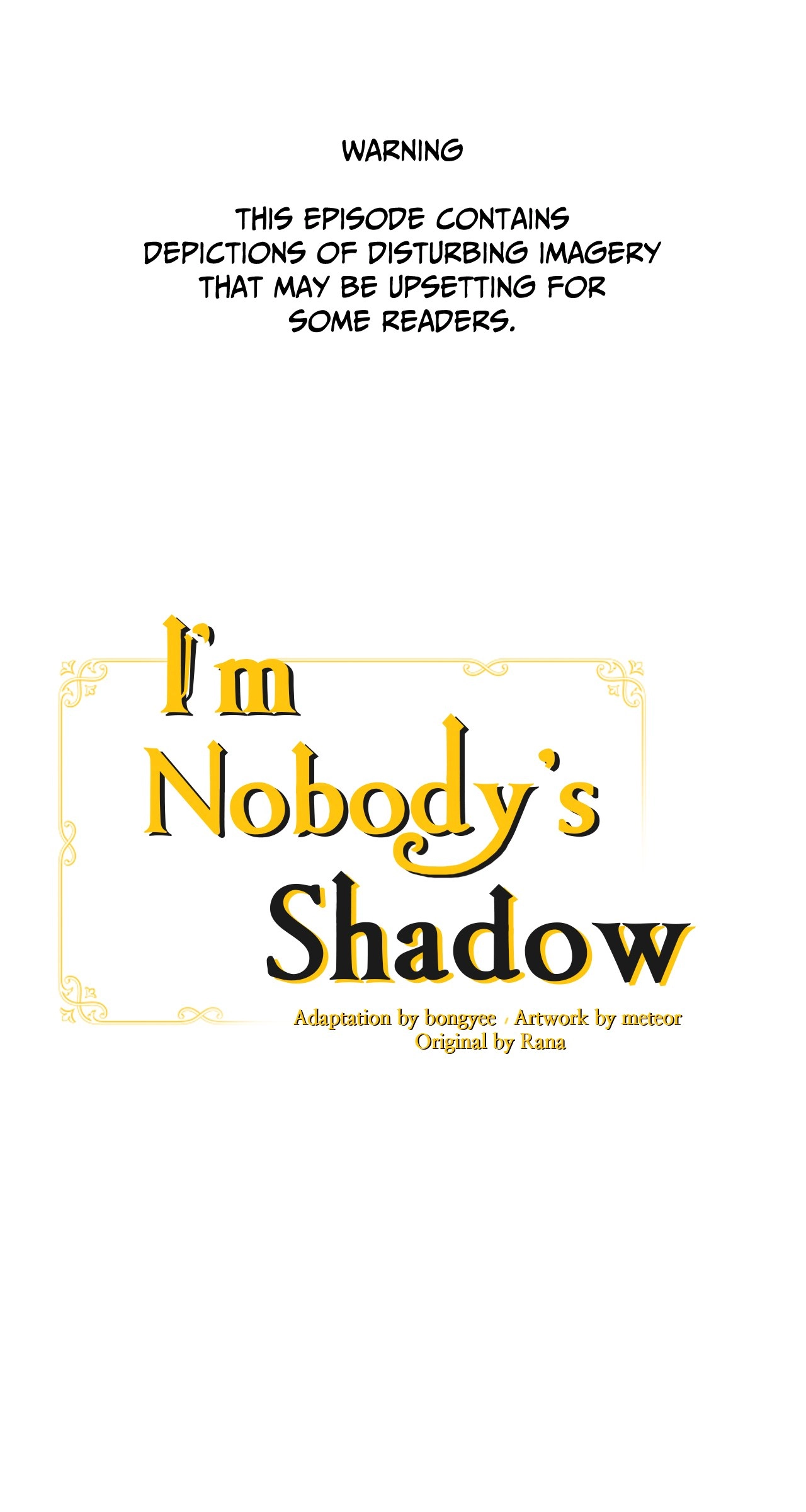I'm Nobody's Shadow Chapter 58 page 1 - 