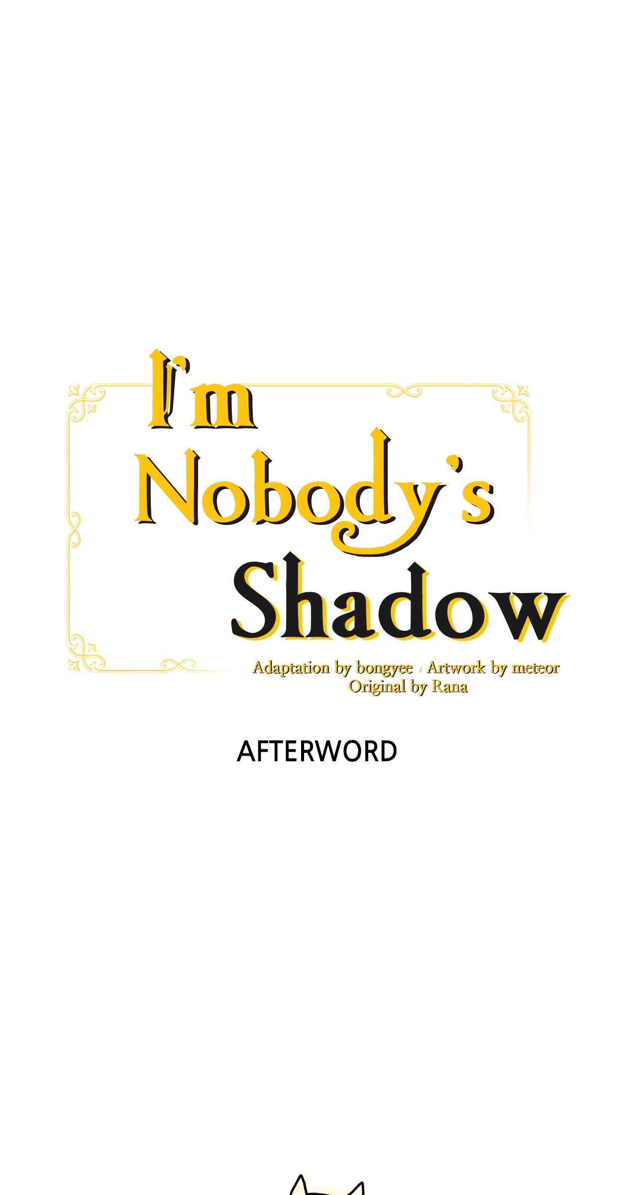 I'm Nobody's Shadow Chapter 63.1 page 1 - 