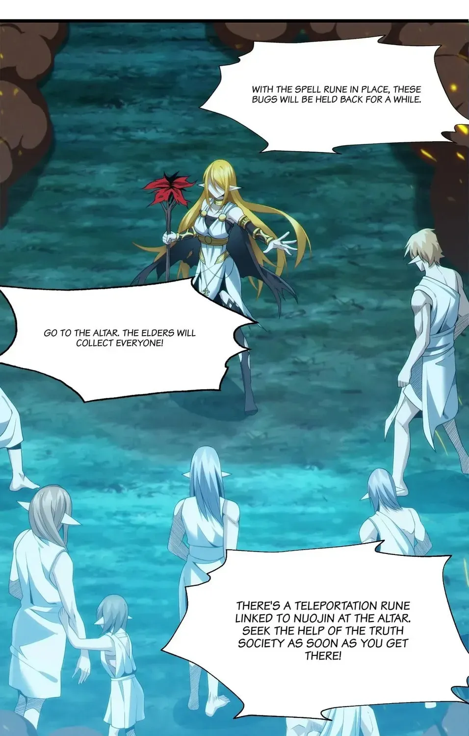 I'm Really Not the Evil God's Lackey (Colored) Chapter 1.4 page 130 - 