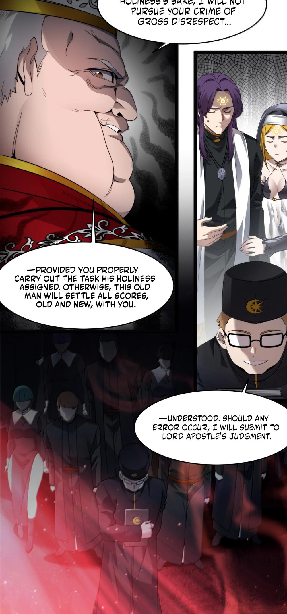 I'm Really Not the Evil God's Lackey (Colored) Chapter 182 page 57 - 