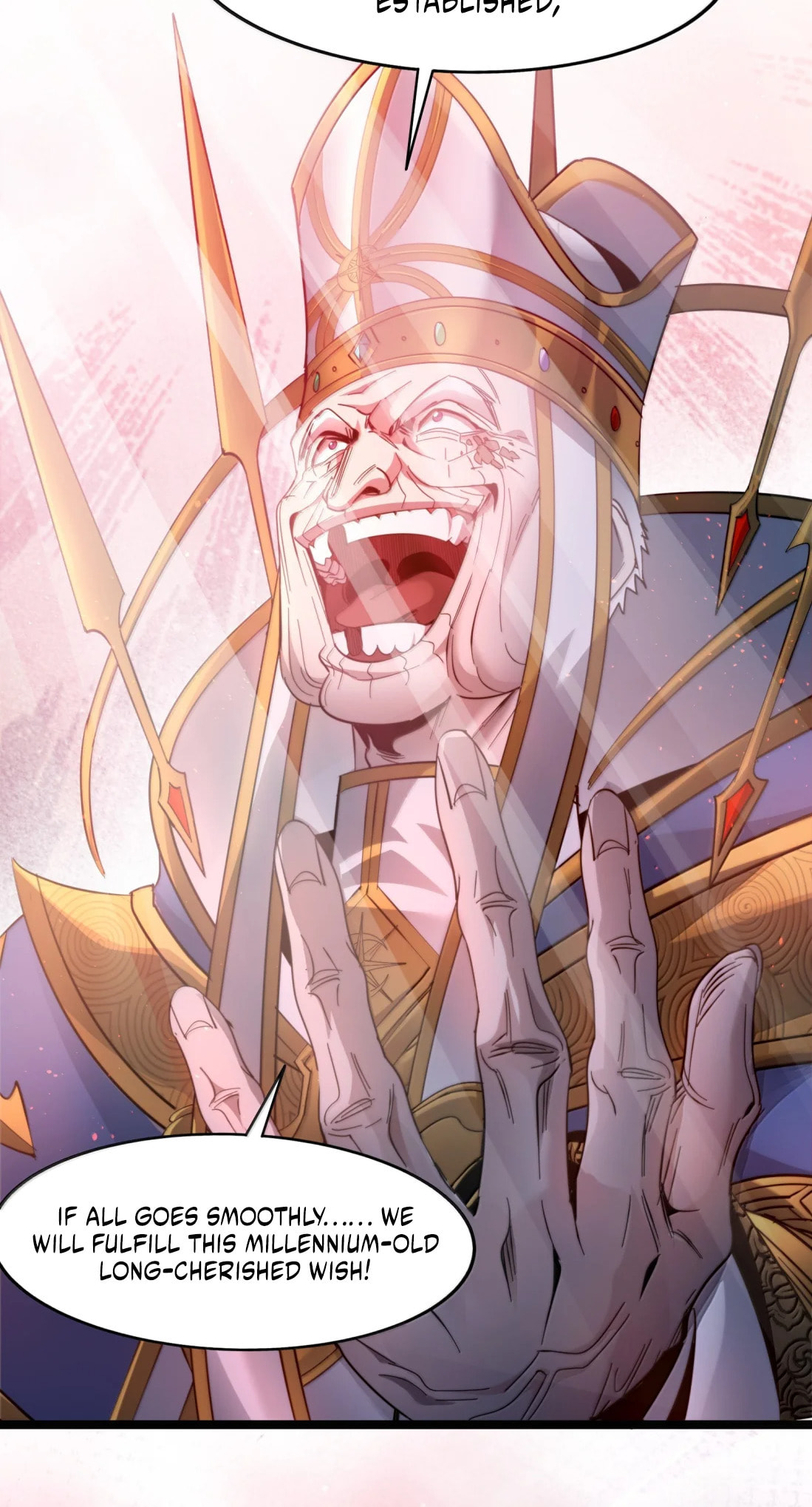 I'm Really Not the Evil God's Lackey (Colored) Chapter 185 page 19 - 