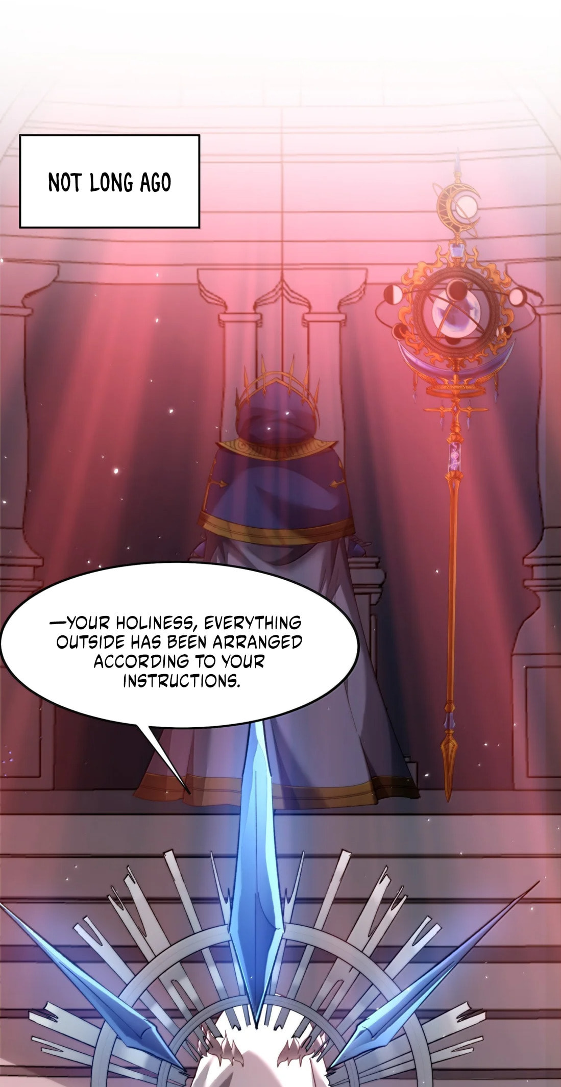 I'm Really Not the Evil God's Lackey (Colored) Chapter 185 page 3 - 