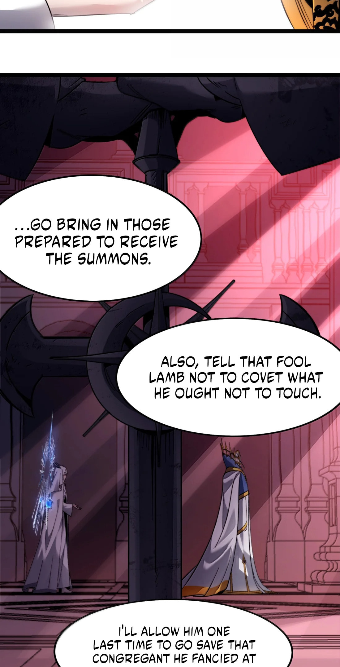 I'm Really Not the Evil God's Lackey (Colored) Chapter 185 page 33 - 