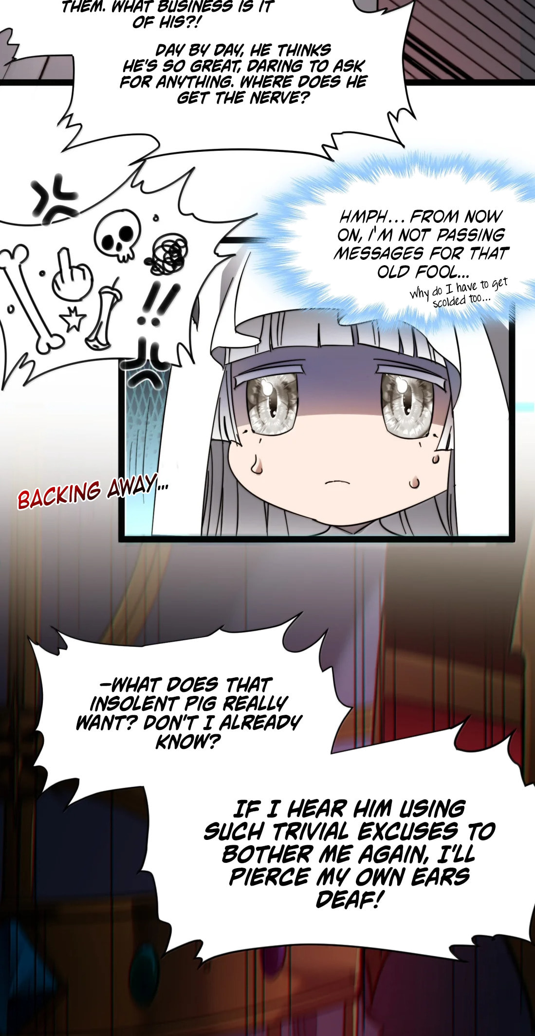 I'm Really Not the Evil God's Lackey (Colored) Chapter 185 page 8 - 