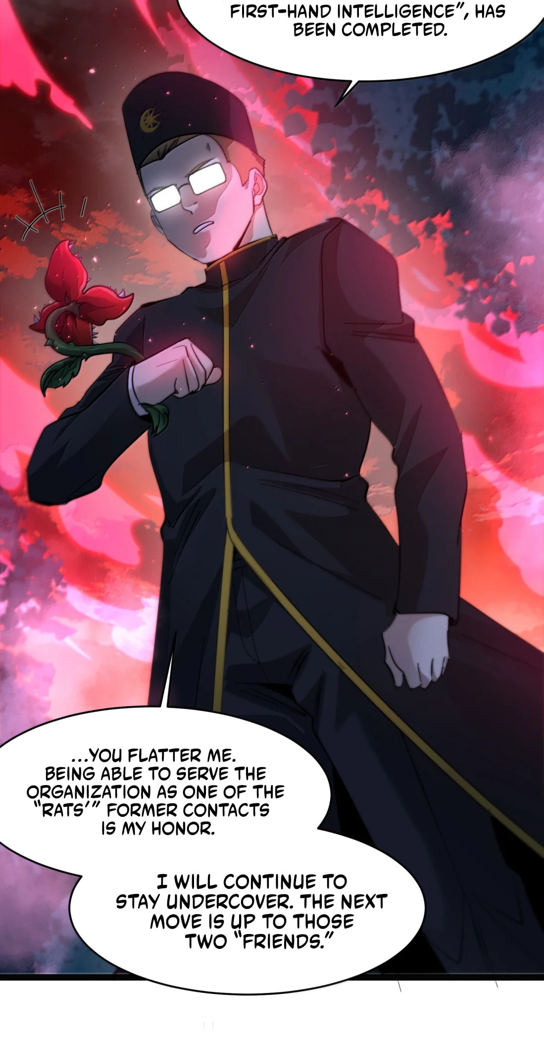 I'm Really Not the Evil God's Lackey (Colored) Chapter 187 page 55 - 
