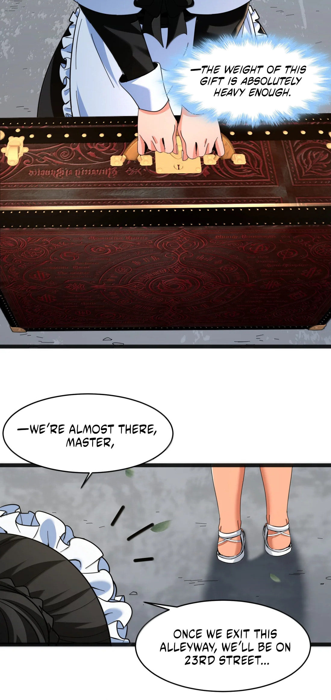 I'm Really Not the Evil God's Lackey (Colored) Chapter 191 page 34 - 