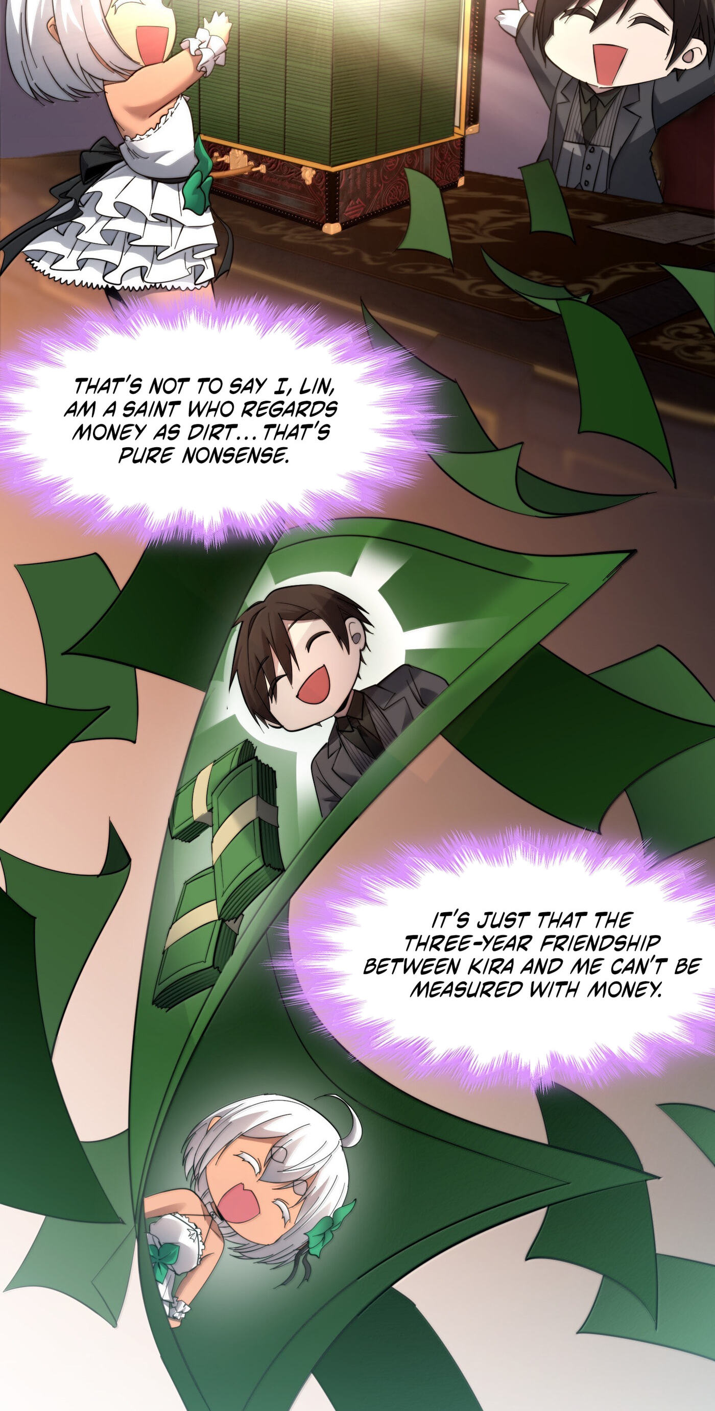 I'm Really Not the Evil God's Lackey (Colored) Chapter 193 page 9 - 