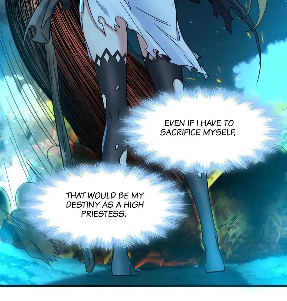 I'm Really Not the Evil God's Lackey (Colored) Chapter 2.4 page 35 - 