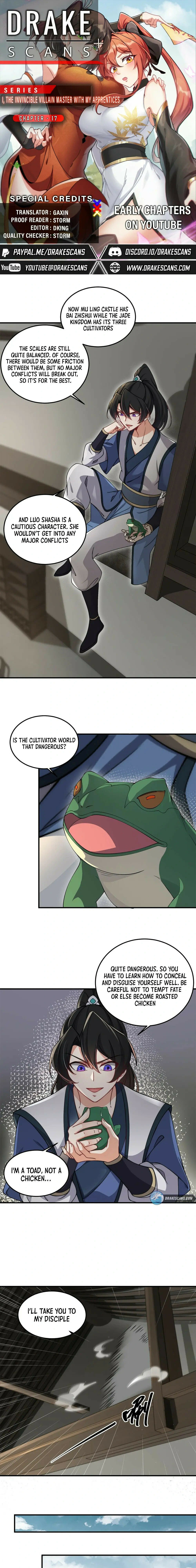 I, The Invincible Villain Master With My Apprentices Chapter 17 page 1 - 