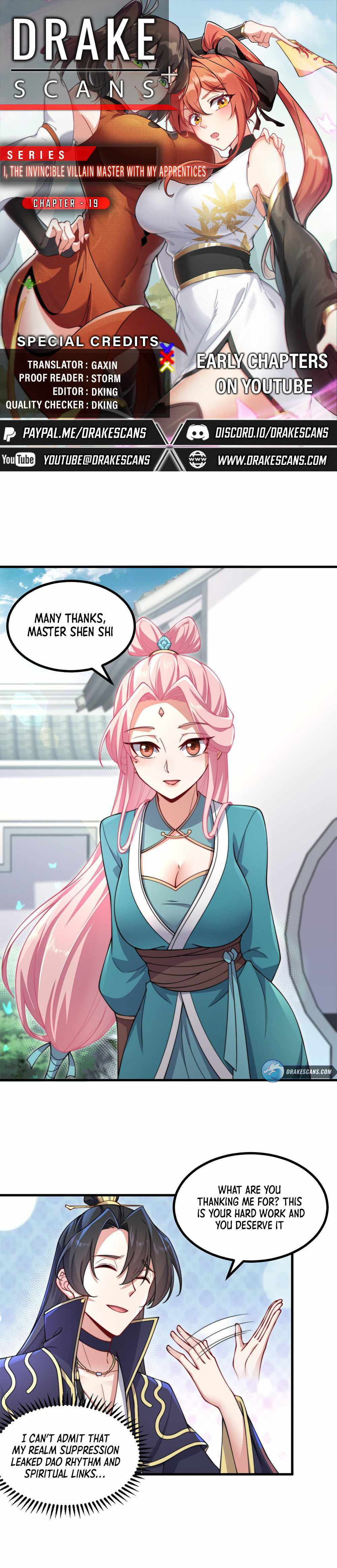 I, The Invincible Villain Master With My Apprentices Chapter 19 page 1 - 