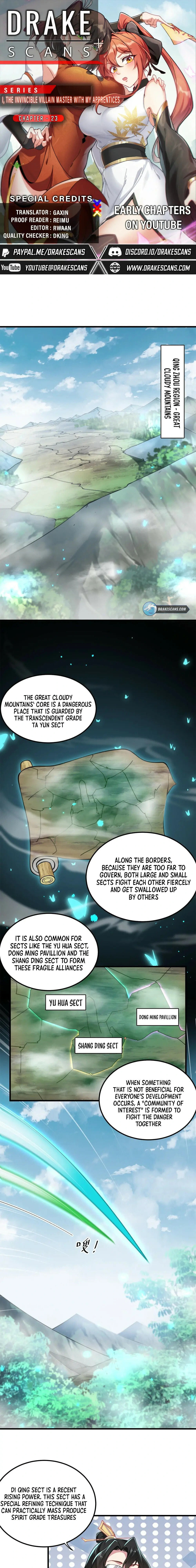 I, The Invincible Villain Master With My Apprentices Chapter 23 page 1 - 