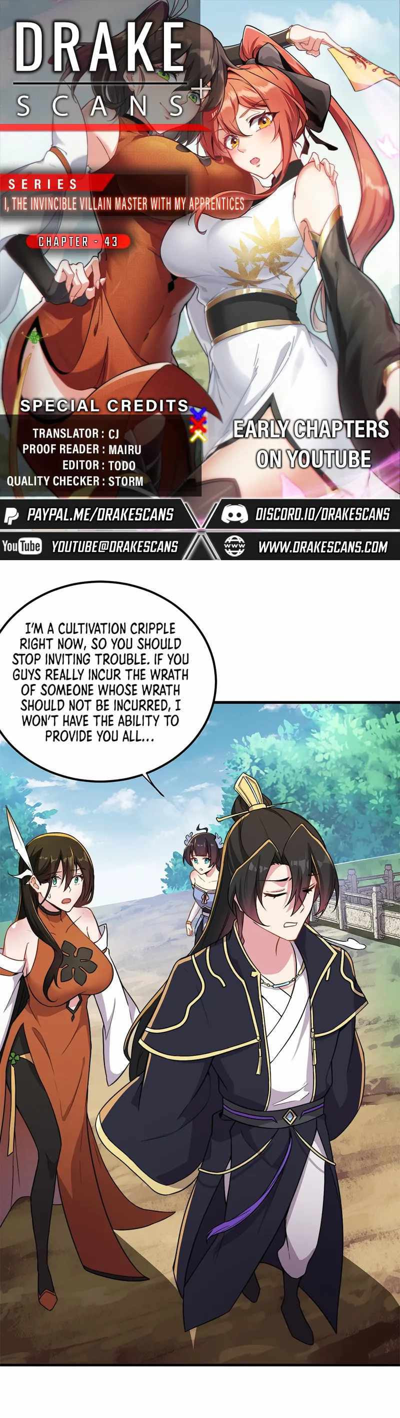 I, The Invincible Villain Master With My Apprentices Chapter 43 page 1 - 