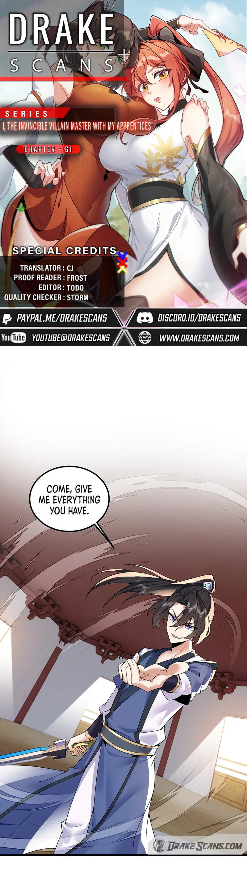 I, The Invincible Villain Master With My Apprentices Chapter 61 page 1 - 