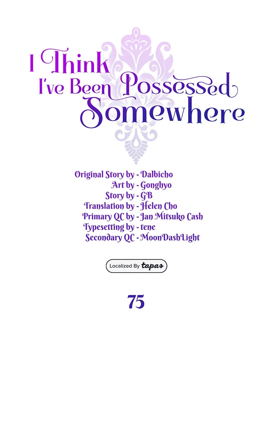 I Think I've Been Possessed Somewhere Chapter 75 page 37 - 