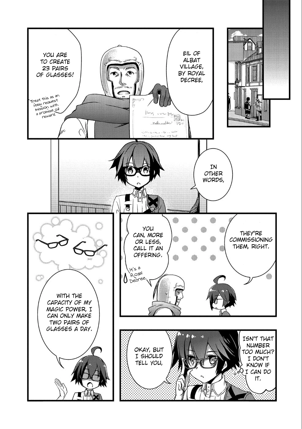 I Think My Glasses Can Probably Conquer the World. Chapter 3 page 7 - 