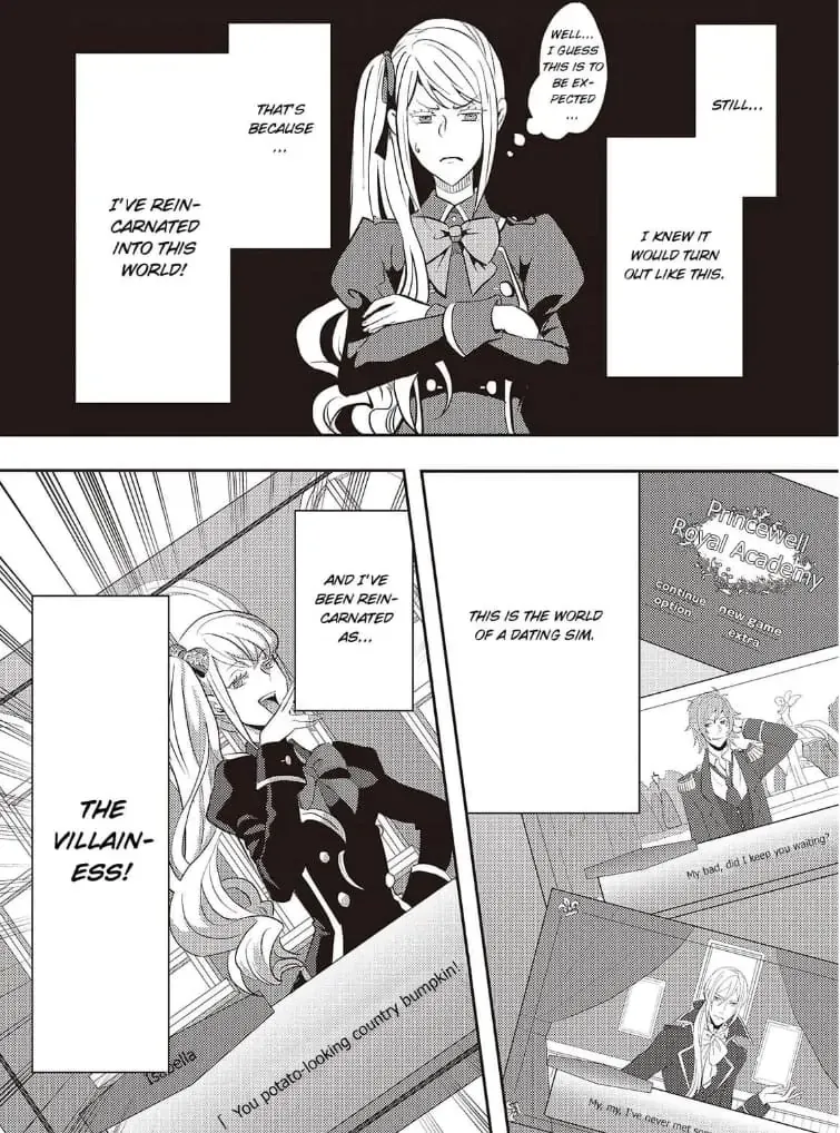 I've Reincarnated as the Villainess, but the Stubborn Crown Prince I Was Supposed to Lose Is All Over Me!! Chapter 1 page 3 - 
