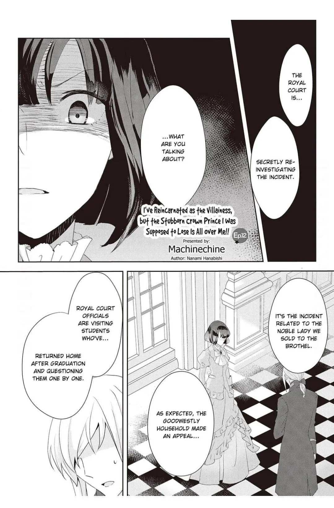 I've Reincarnated as the Villainess, but the Stubborn Crown Prince I Was Supposed to Lose Is All Over Me!! Chapter 12 page 2 - 