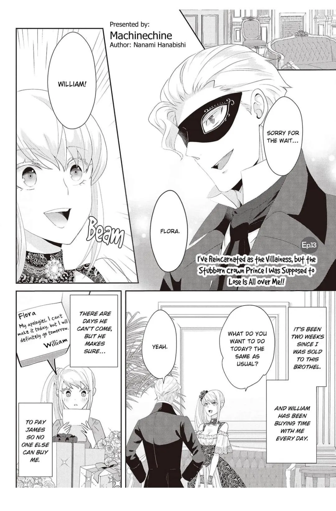 I've Reincarnated as the Villainess, but the Stubborn Crown Prince I Was Supposed to Lose Is All Over Me!! Chapter 13 page 2 - 