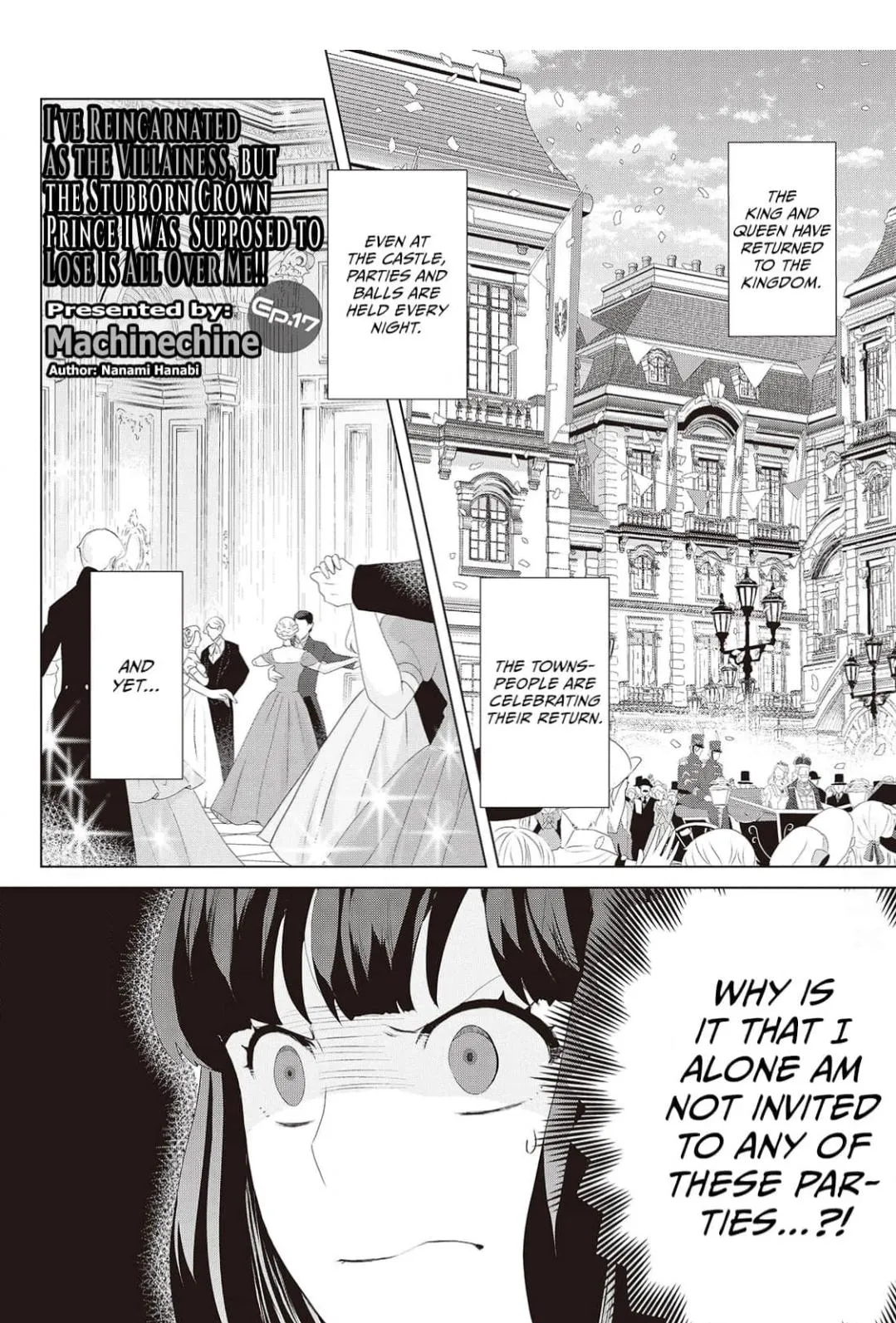 I've Reincarnated as the Villainess, but the Stubborn Crown Prince I Was Supposed to Lose Is All Over Me!! Chapter 17 page 2 - 