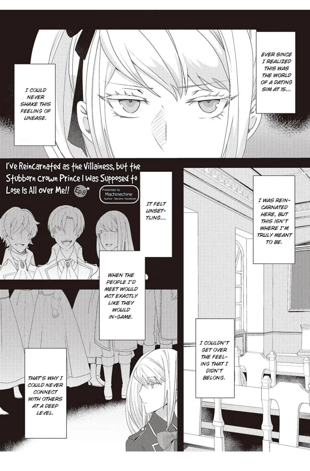 I've Reincarnated as the Villainess, but the Stubborn Crown Prince I Was Supposed to Lose Is All Over Me!! Chapter 8 page 2 - 