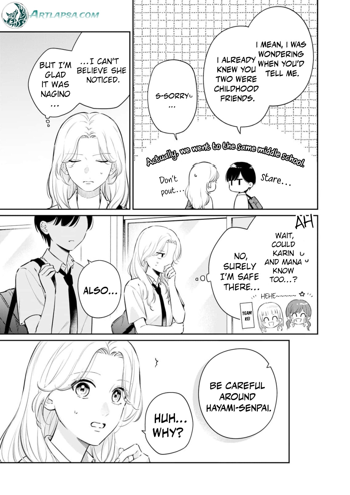 I Want to Say She's My Girlfriend, But I Can't Chapter 4 page 8 - 