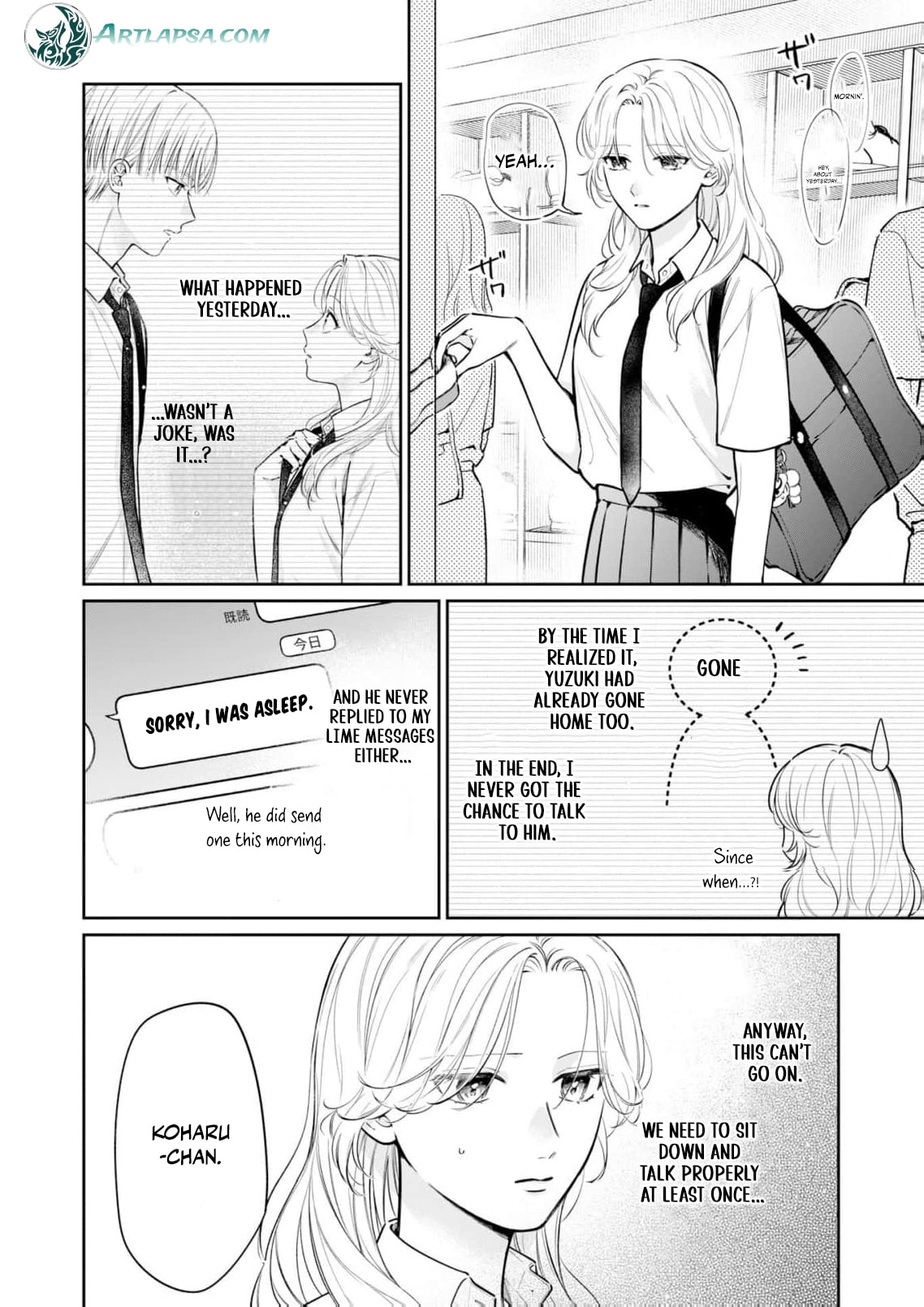 I Want to Say She's My Girlfriend, But I Can't Chapter 7 page 9 - 