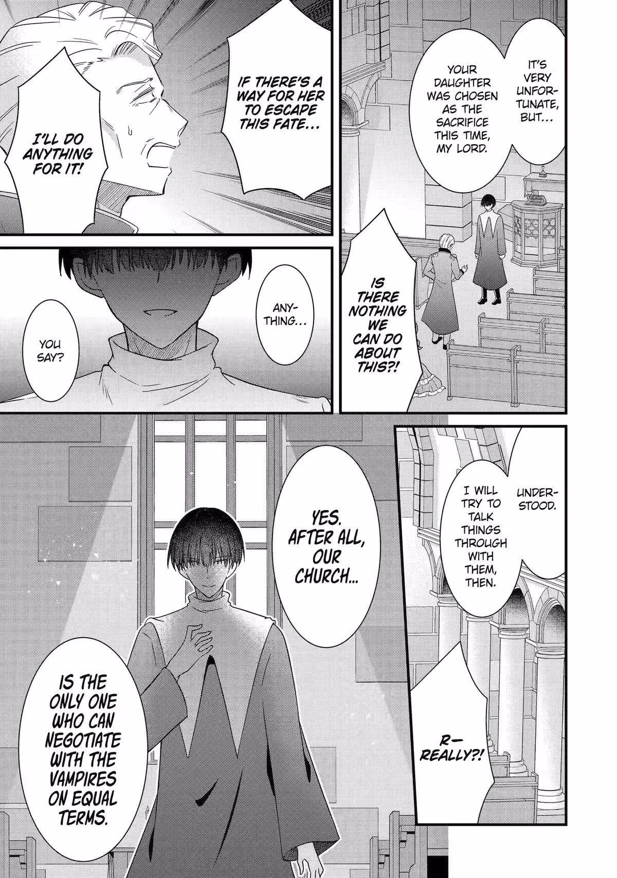 I Was Sacrificed to a Vampire, But He Spoils Me Instead! Chapter 1 page 4 - 