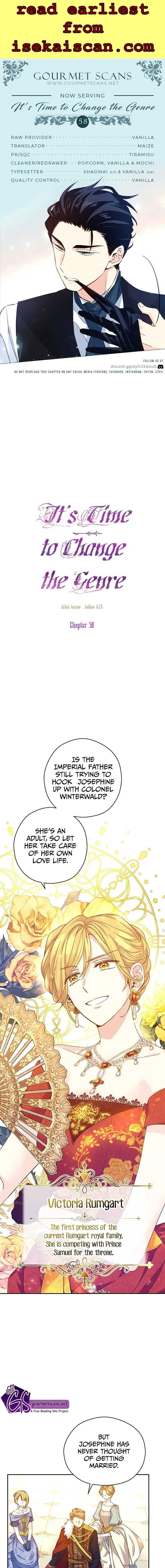 I Will Change The Genre Chapter 58 page 1 - 