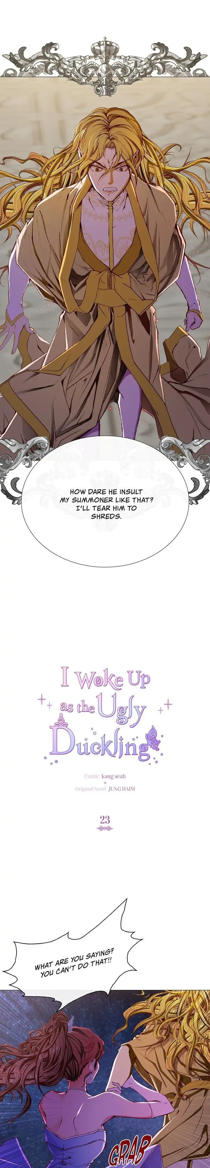 I Woke Up as the Ugly Duckling Chapter 23 page 1 - 