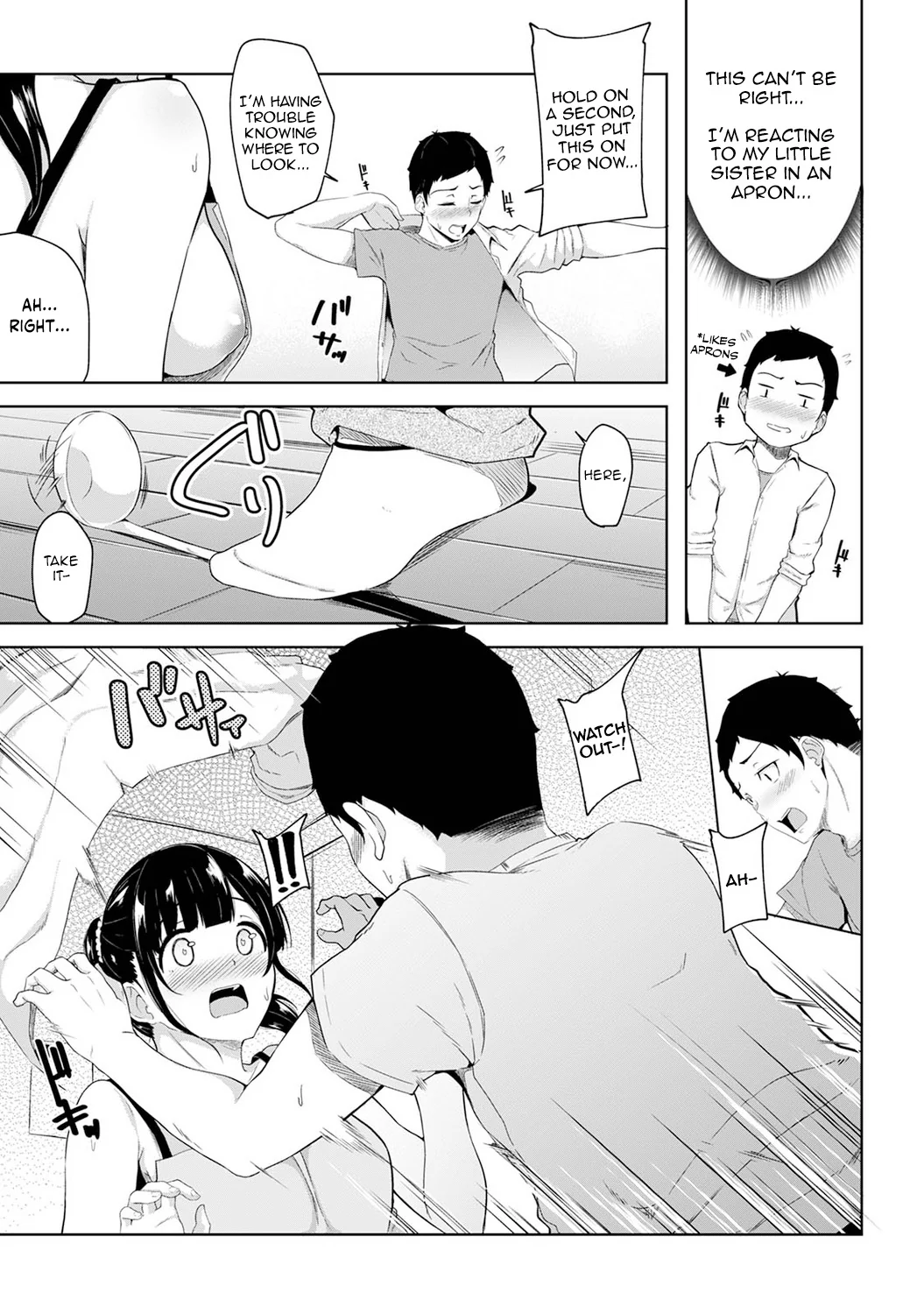 I Woke Up to my Naked Apron Sister and Tried Fucking Her Chapter 1 page 6 - 