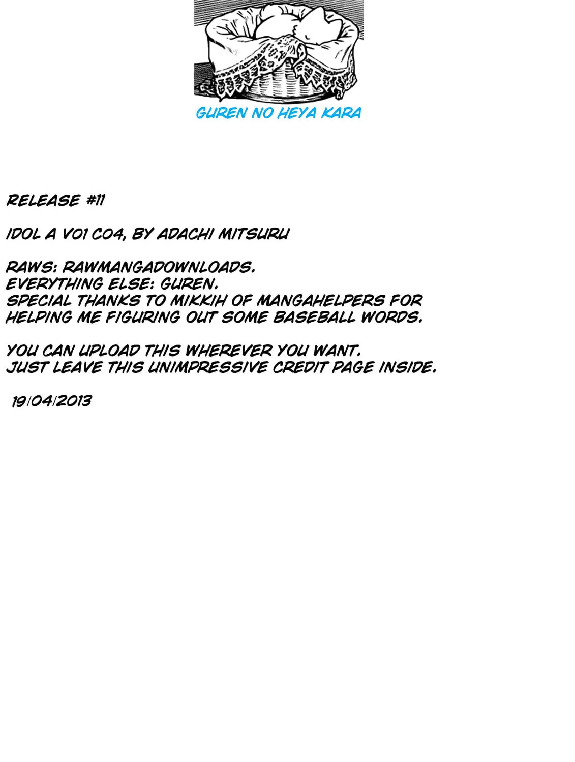 Idol A Chapter 4 page 1 - 
