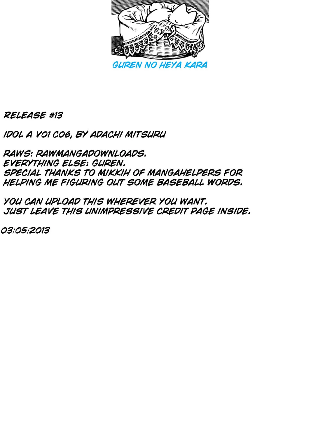 Idol A Chapter 6 page 1 - 