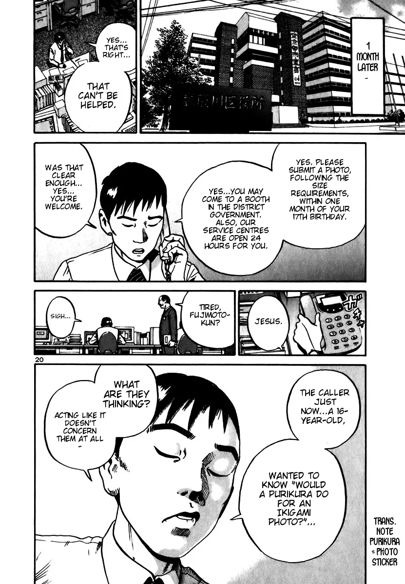 Ikigami Chapter 10 page 18 - 