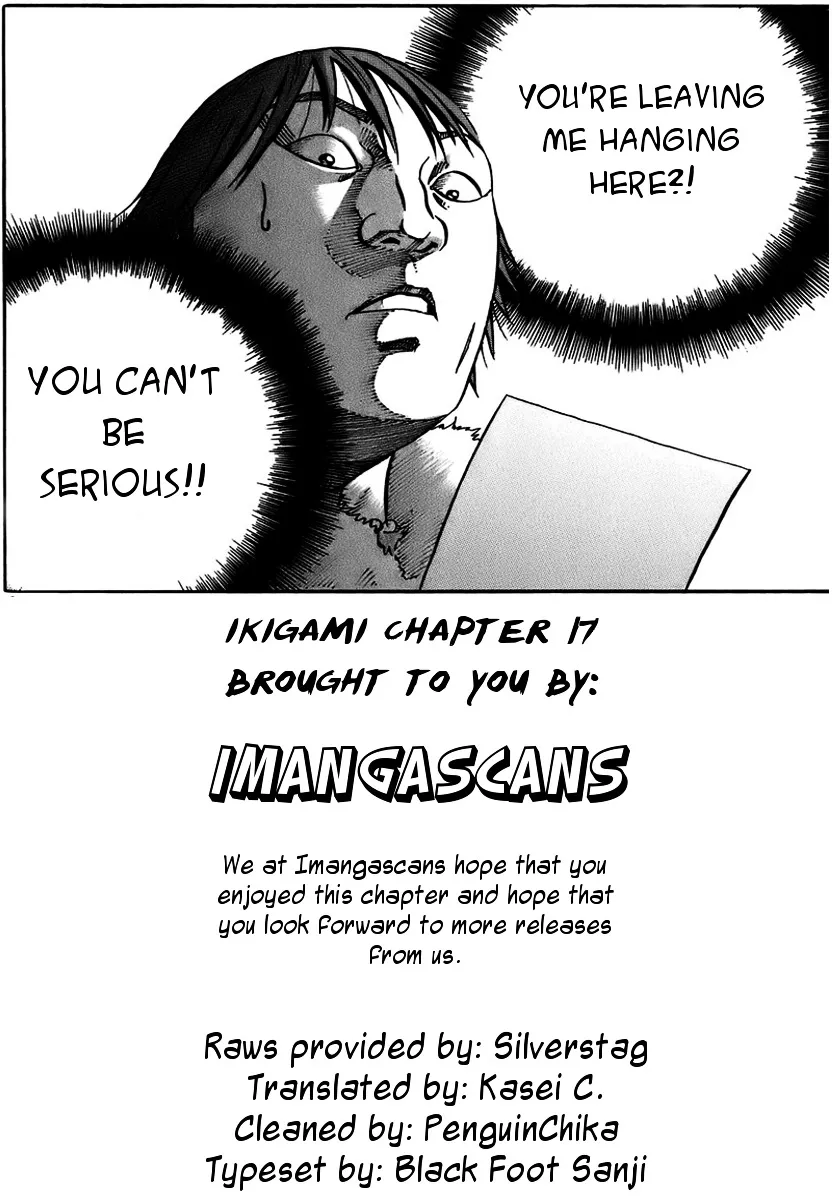 Ikigami Chapter 17 page 34 - 