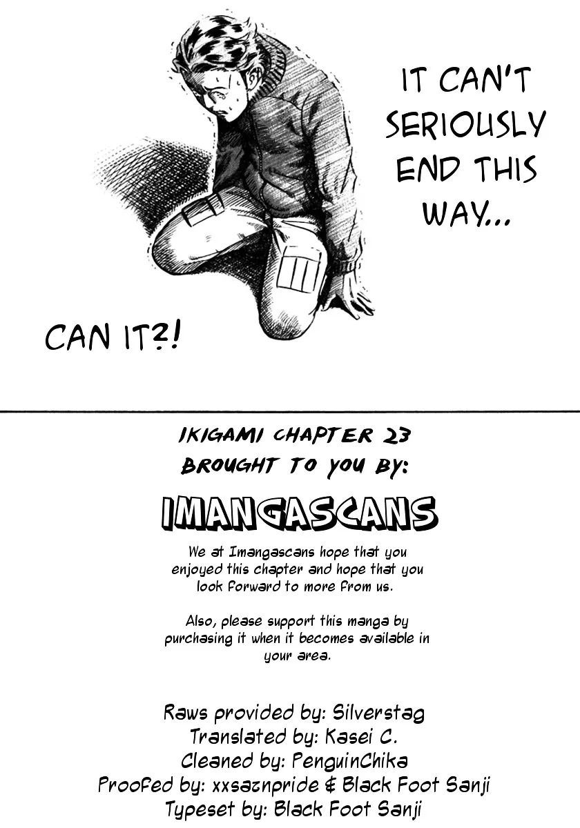 Ikigami Chapter 23 page 34 - 