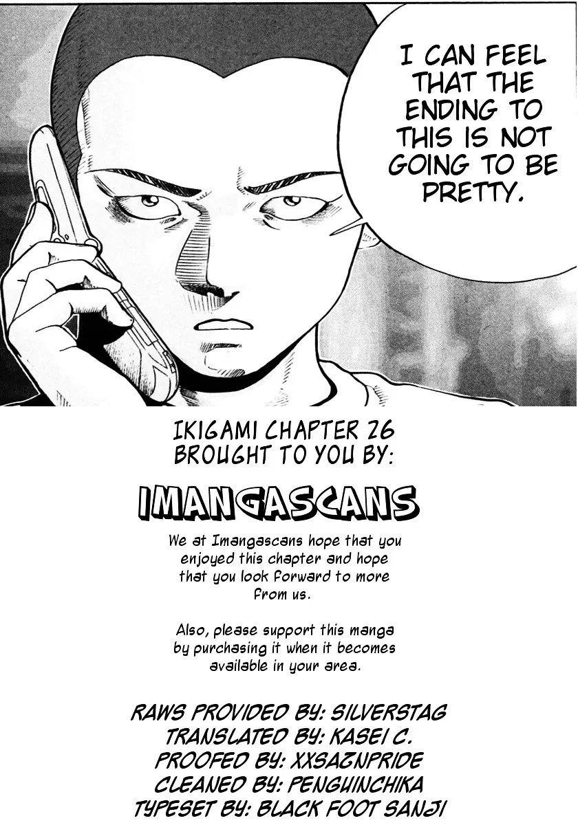 Ikigami Chapter 26 page 34 - 