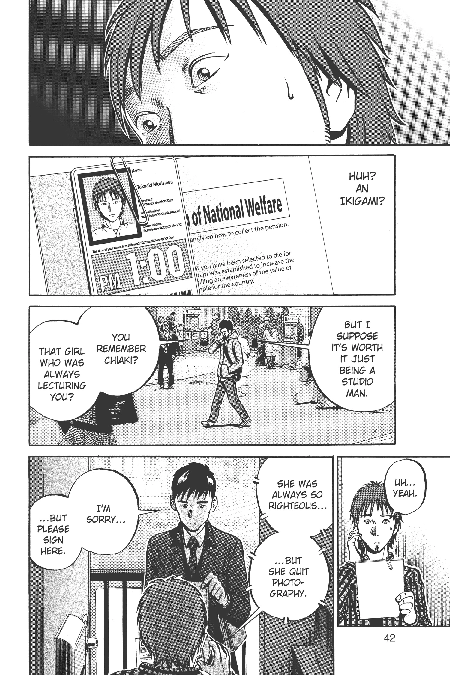 Ikigami Chapter 38 page 2 - 