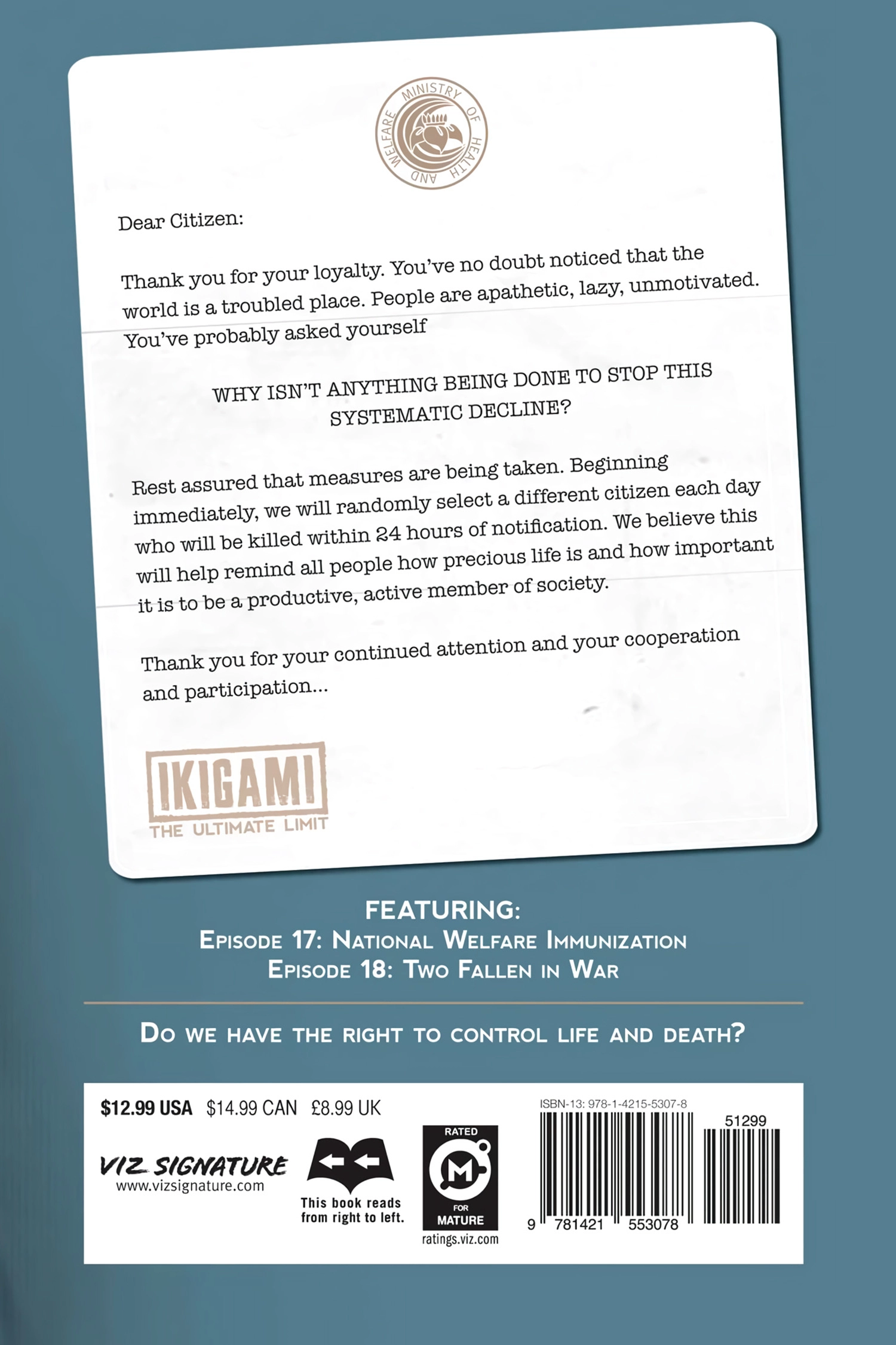 Ikigami Chapter 54 page 42 - 