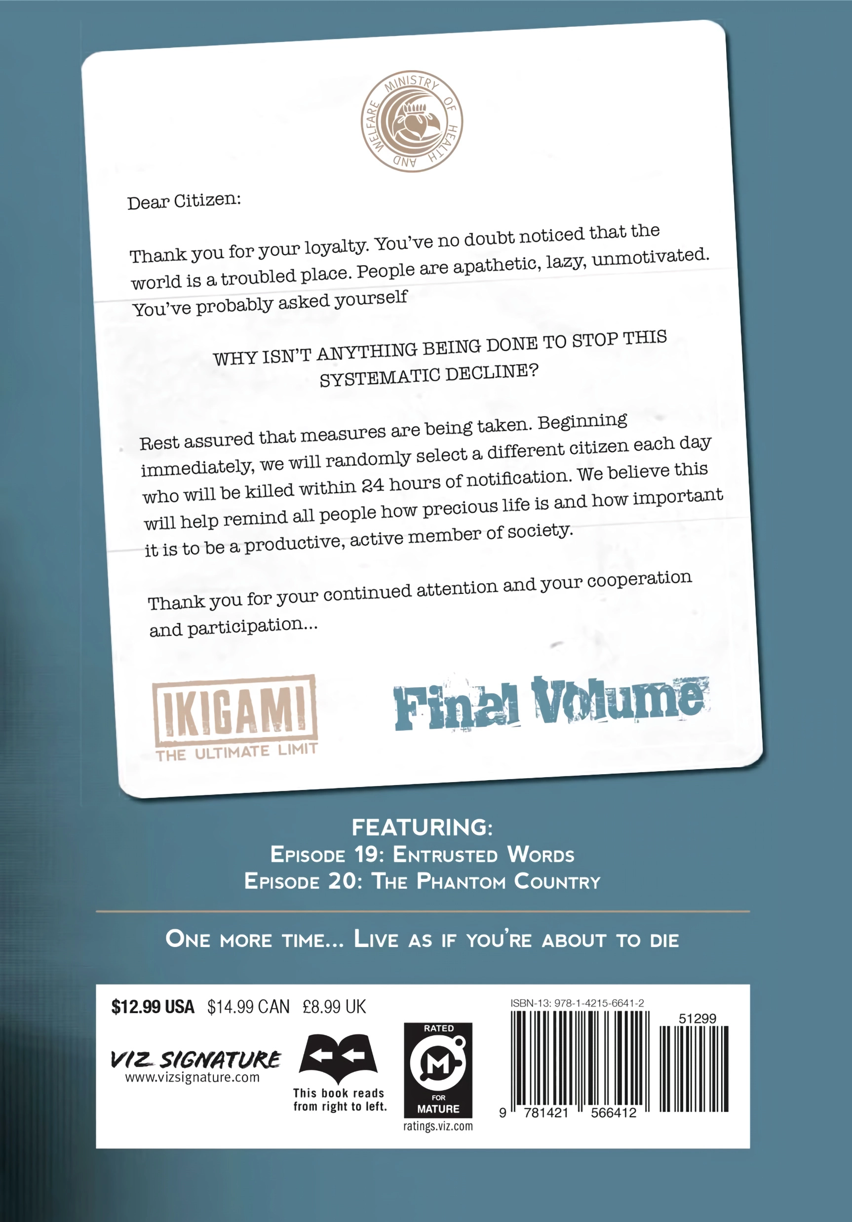 Ikigami Chapter 60 page 51 - 