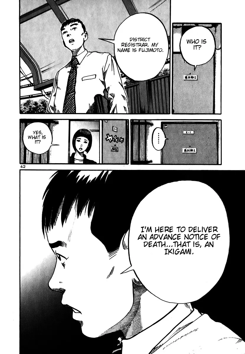 Ikigami Chapter 7 page 43 - 
