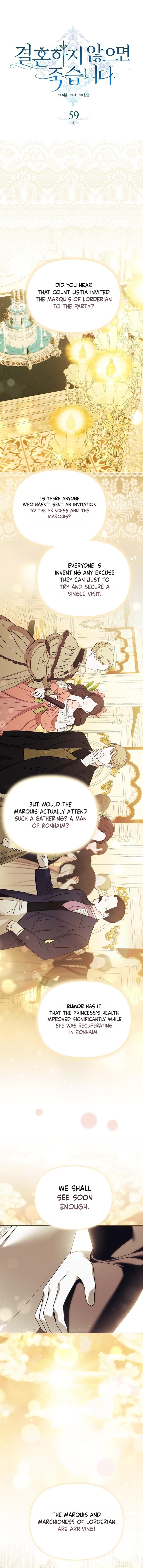 I'll Die If I Don't Get Married Chapter 59 page 6 - 