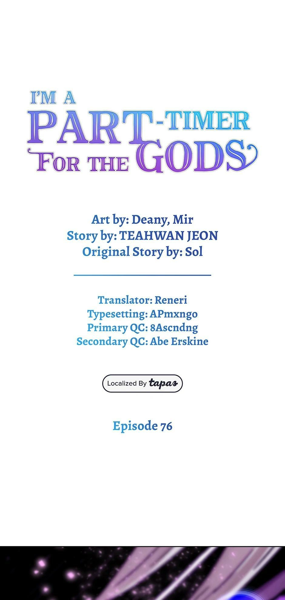 I'm a Part-Timer for the Gods Chapter 76 page 1 - 