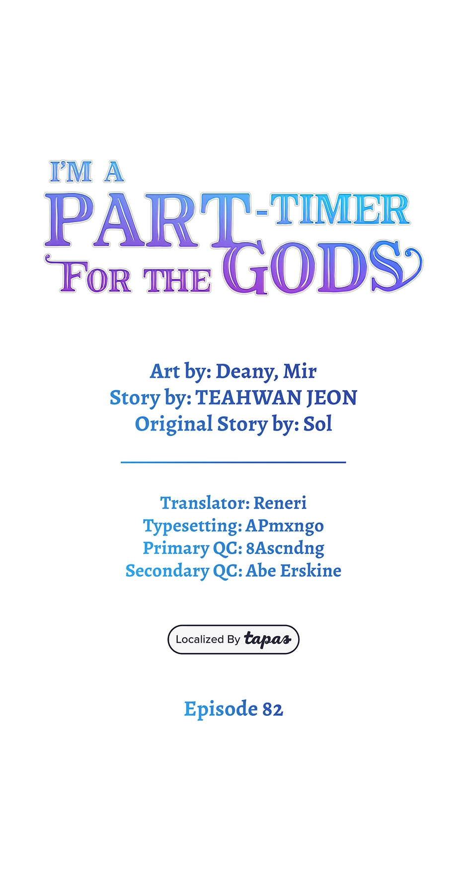 I'm a Part-Timer for the Gods Chapter 82 page 1 - 