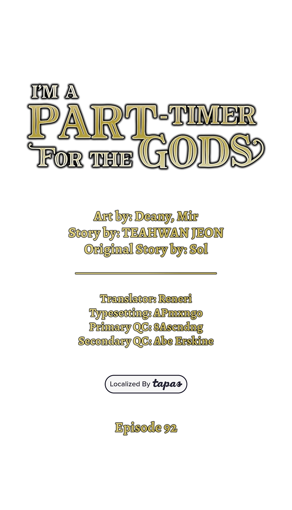 I'm a Part-Timer for the Gods Chapter 92 page 16 - 