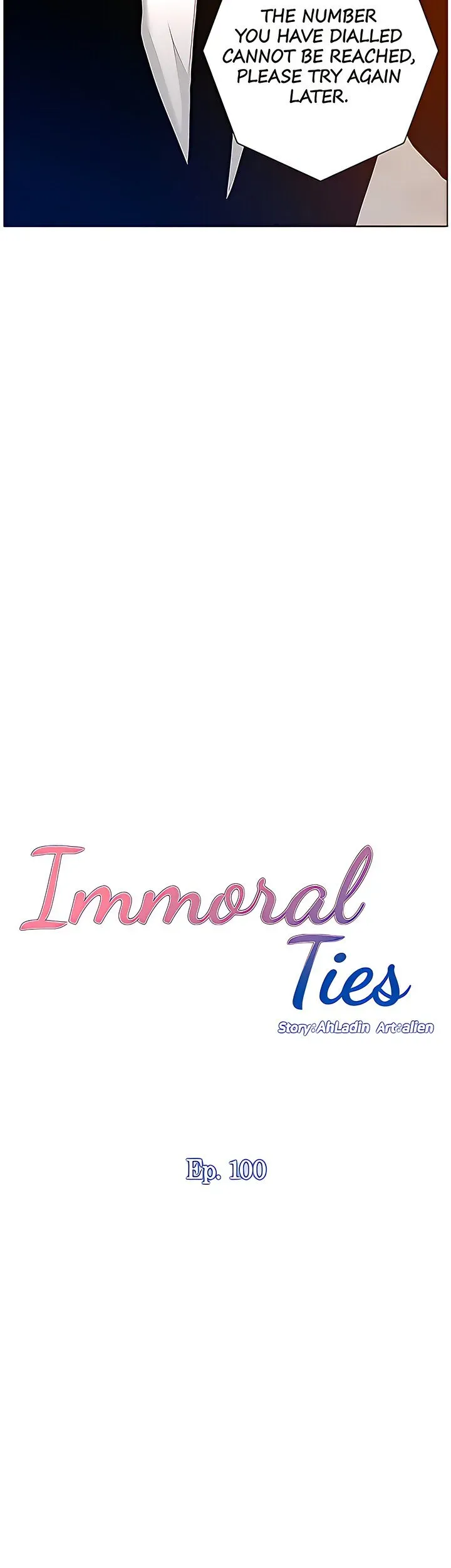 Immoral Ties Chapter 100 page 6 - 