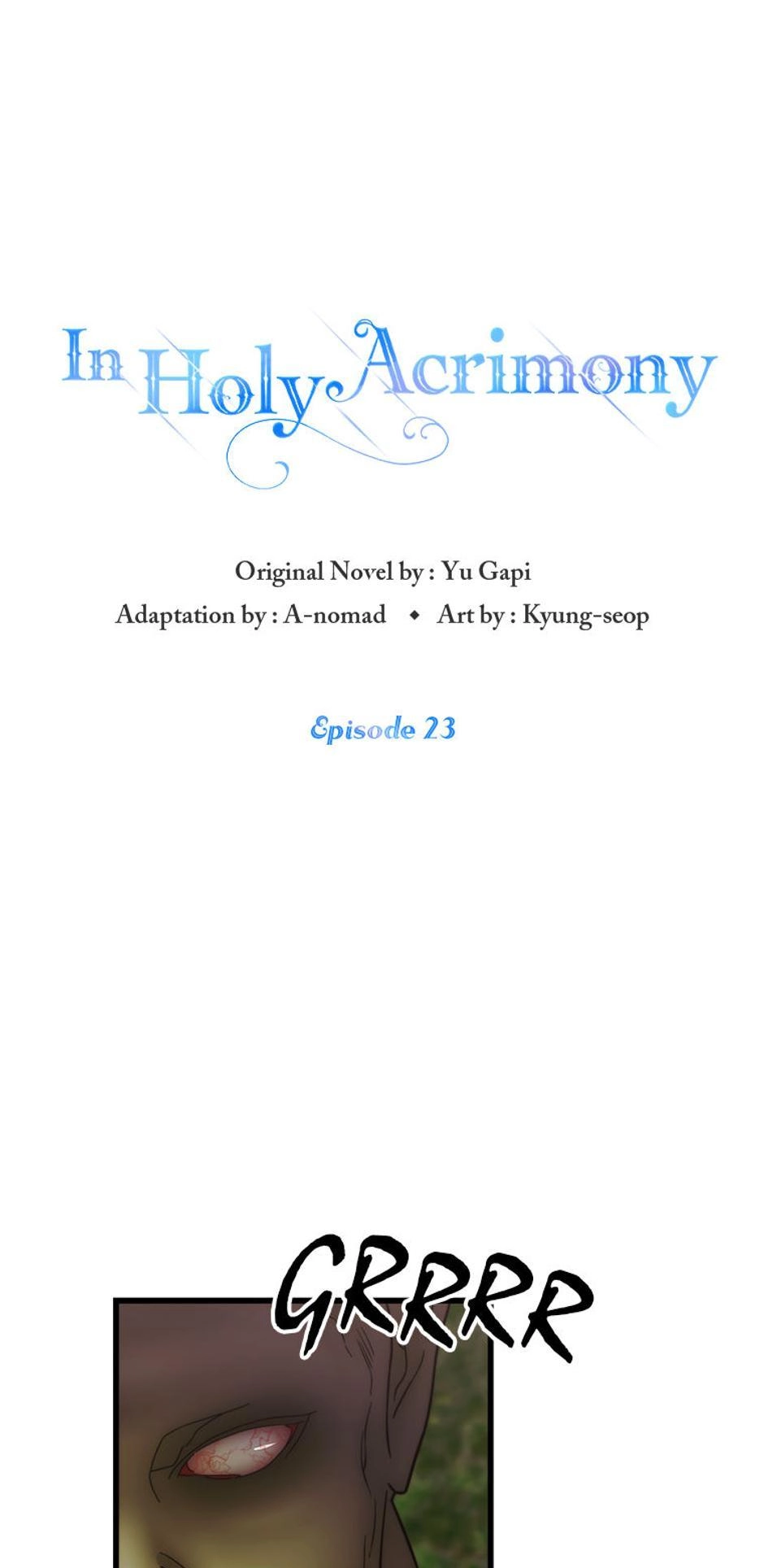 In Holy Acrimony Chapter 24 page 1 - 