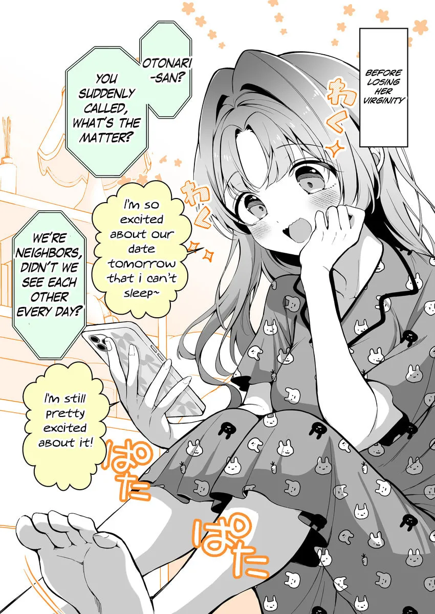 Innocent girlfriend, Before and after losing her virginity Chapter 1 page 1 - 