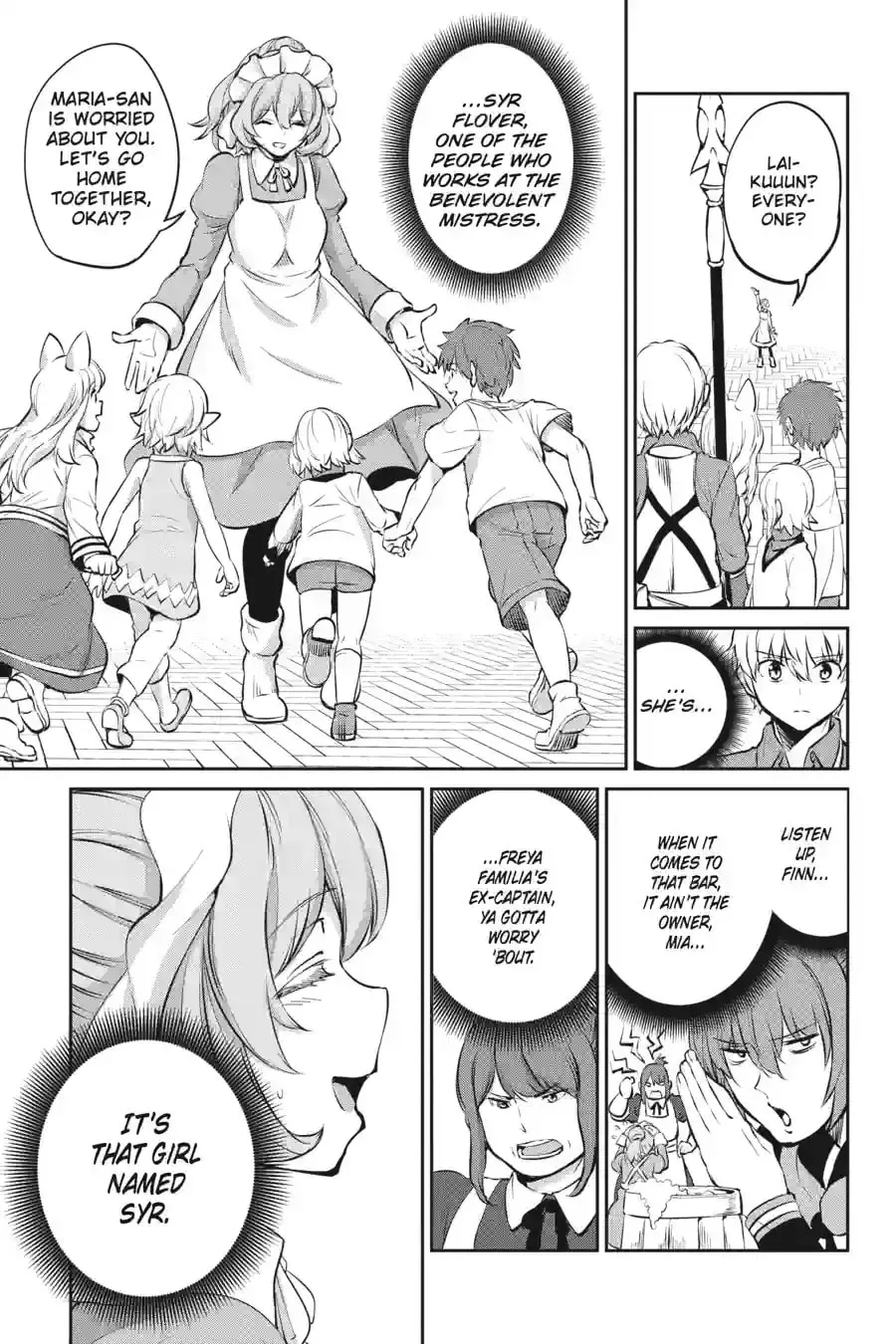 Is It Wrong to Try to Pick Up Girls in a Dungeon? On the Side: Sword Oratoria Chapter 10.4 page 14 - 