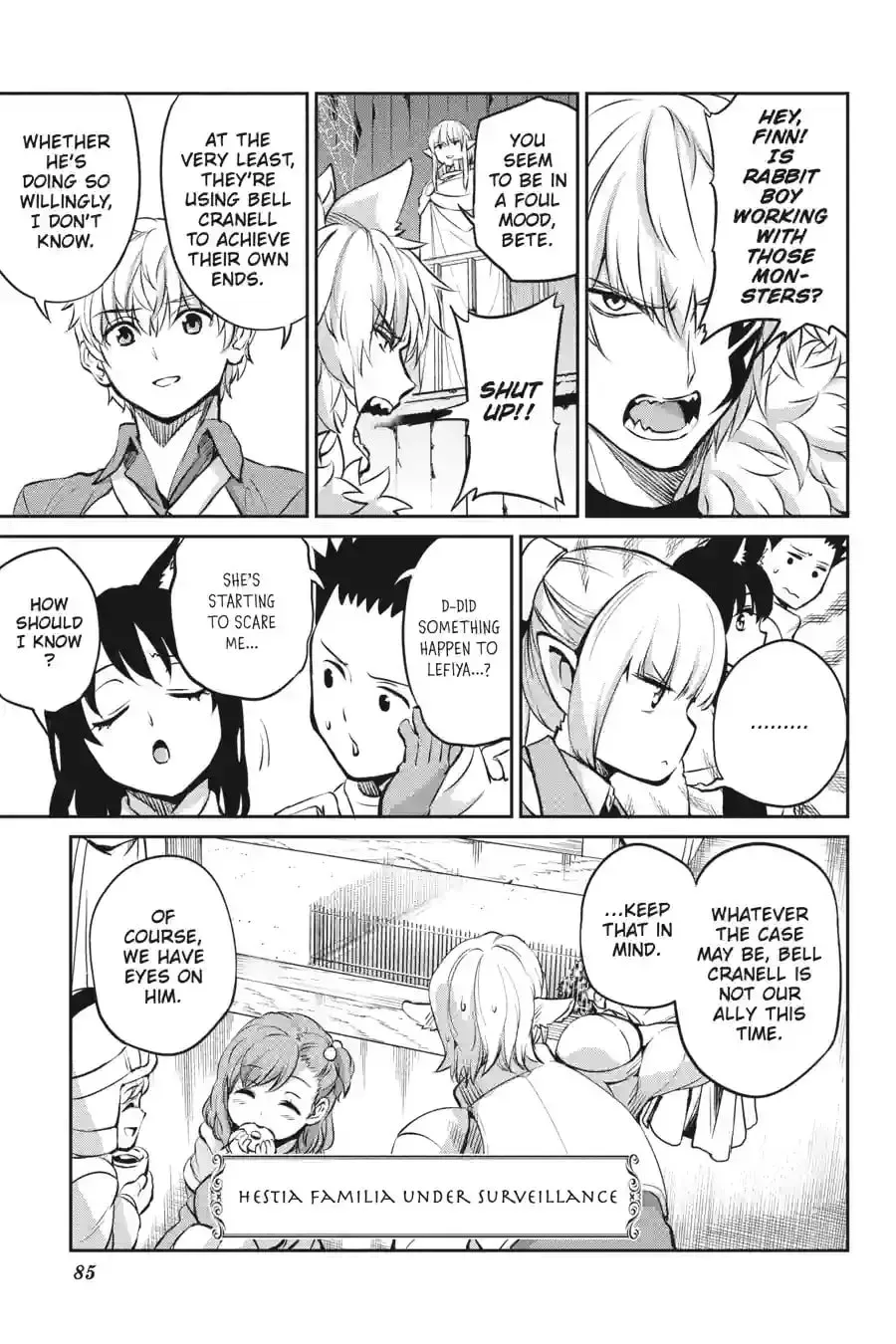 Is It Wrong to Try to Pick Up Girls in a Dungeon? On the Side: Sword Oratoria Chapter 10.6 page 9 - 
